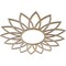 Ekena Millwork Daisy Wood Fretwork Pierced Ceiling Medallion, Hickory, 26"OD x 9"ID x 3/8"T CMWP26X26X0375DAHI - alternate 4